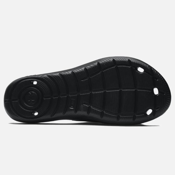 🔥3 x Host Pick🔥NEW Under Armour Locker IV Slide Men's 3023758 001 Size 9 Black - Picture 5 of 5